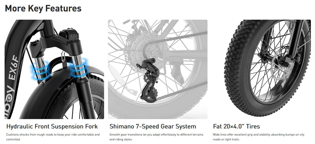 Hiboy EX6F Electric Bike