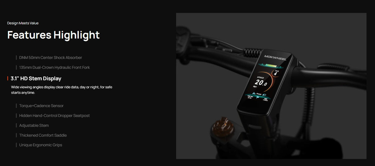 Mokwheel Onyx ST E-bike