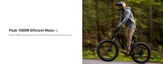 HiBoy P6 Fat Tire Front-Suspension Electric Bike