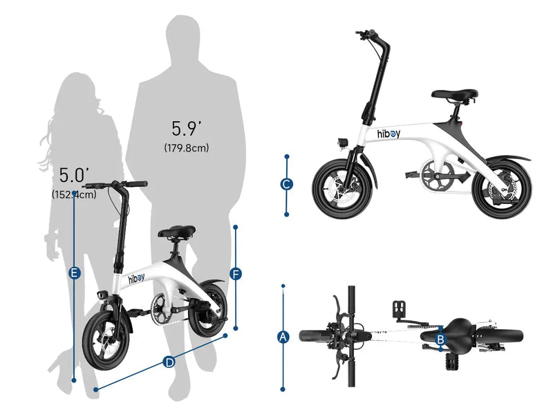 Load image into Gallery viewer, Hiboy C1 Folding Electric Bike Hiboy{{Shop name}}
