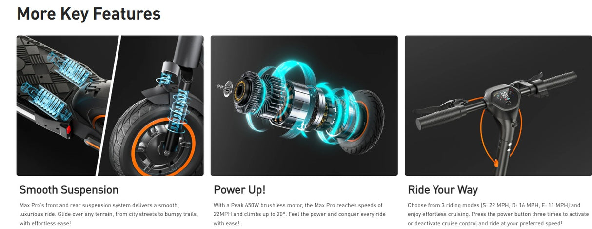 Hiboy MAX Pro Electric Scooter