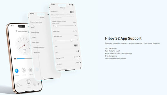 Hiboy S2 Basic Electric Scooter (Recommended for height 4'1" to 6'1")