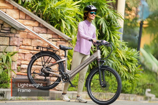 Mokwheel Asphalt Step Over Hybrid E-Bike