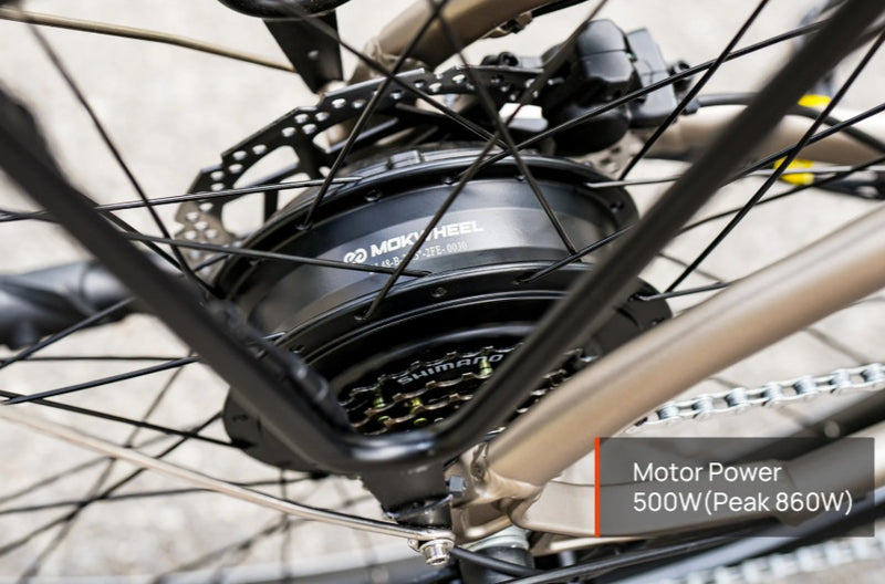 Load image into Gallery viewer, Mokwheel Asphalt Step Over Hybrid E-Bike
