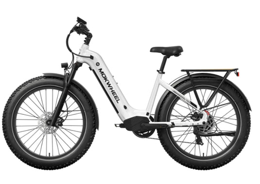 2025 Mokwheel Basalt 2.0 Solar Powered Step Thru 750W All-Terrain E-bike