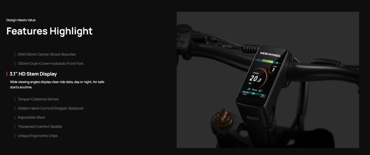 Mokwheel Onyx E-bike