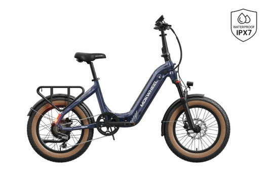 Mokwheel Slate Step Through Compact Folding E-Bike